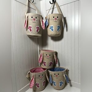 Easter Bunny Baskets - set of 5 - NWT